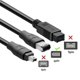 thumbnail image 4 of JUNSUNMAY Cable convertidor adaptador Firewire IEEE 1394 de 6 pines macho a USB 2.0 macho de 1,8 m, 4 of 5