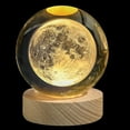 thumbnail image 2 of Fiudx Bola de Cristal Planetaria Brillante, Diseño de Galaxia de Astronauta, Luz Nocturna Rgb Cálida, Lámpara de Noche con Alimentación Usb, Elegante Decoración para El Hogar, Idea de Regalo Única, T, 2 of 3