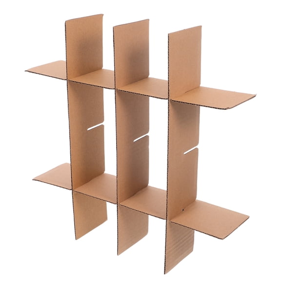 Topbathy Corrugated Kraft Moving Box For Glassware Khaki 5Pack