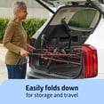 thumbnail image 4 of Andador de acero Medline para adultos con movilidad reducida, color burdeos, capacidad de peso de 159 kg, ruedas de 15 cm, plegable, asas ajustables, andador con ruedas para personas mayores., 4 of 5