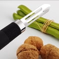 thumbnail image 4 of Éplucheur Multifonction pour Fruits en Acier Inoxydable, Gadget de Cuisine, Éplucheur à Poignée en Bois, Rabot à Fruits, 4 of 5