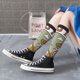 thumbnail image 5 of Fotbe Skeleton Cowboy And Guitar Calcetas Divertidas Estampadas para Hombre y Mujer, Calcetas de Algodón hasta la Rodilla para Caminar, Correr, Enfermería y Embarazo, 5 of 6