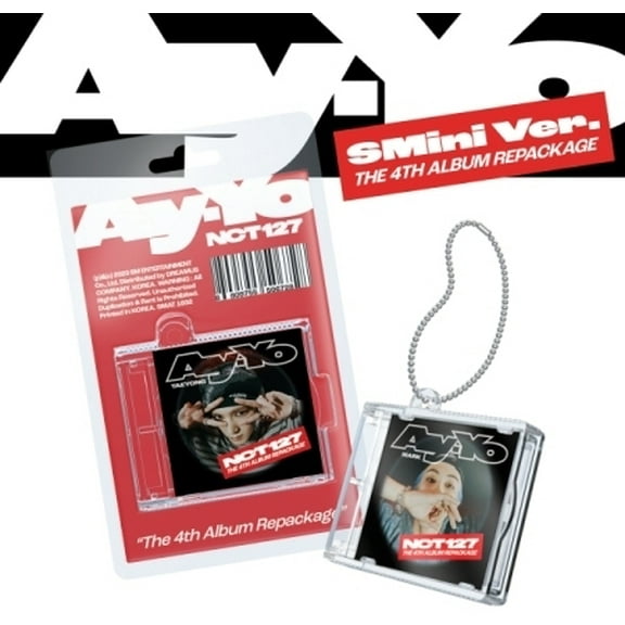 NCT 127 - Ay-Yo - SMine Smart Album Version - Random Cover, Keyring Ball Chain, Photocard   Music NFC Card - Music & Performance - CD