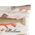 thumbnail image 3 of Catch & Release Fishing Throw Pillow, 14" x 18", 3 of 4