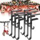thumbnail image 1 of Fireplace Stocking Hanger Adjustable Brick Clip for Mantel Garland Holiday Decorations Heavy Duty No Drill Hook with Double Prongs for Christmas Party Home Festive Accessories, 1 of 5