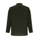 thumbnail image 5 of pstuiky mangas largas para hombre, Camisa de manga larga con cuello alto y botones, holgada, informal, de color liso, a la moda, para hombre Tops de talla grande para hombre xxl, 5 of 6