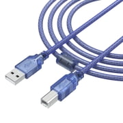 Printer Cable for HP DeskJet 2855e 2827e 4255e 3755 4227e 4155e 2755 OfficeJet Pro 8125e 8139e 9125e 9135e 9730e Envy 6155e 6555e, for HP, Canon, Dell, Epson, Lexmark, Xerox, Samsung Printer (10 FT)