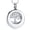 Steel, variant on Cremation Urn Necklace for Ashes Eternity Circle of Life Tree of Life Urn Locket Urn Necklace Mini Keepsake Memorial Ash Jewelry for Women Men
