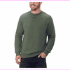 G.H. Bass and Co Men's Crewneck Pullover Sweatshirt, Club black forest green XXL