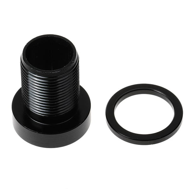 Tornillo de cabeza hexagonal para bicicleta, tornillo de bielas, tornillos de cabeza avellanada de aluminio Negro Sharpla Tornillo de eje