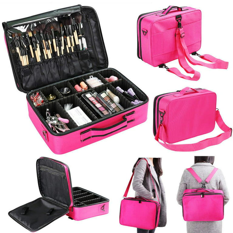 Extra Large Makeup Case Cosmetic Travel Makeup Bag Professional