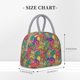 thumbnail image 2 of Disketp Colorful Dinosaur Bolsa Térmica para Almuerzo, Lonchera con Abertura Amplia y Gran Capacidad, Organizador Reutilizable para Mujeres, Hombres y Adultos, 2 of 6