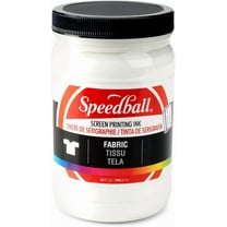 Speedball Fabric Screen Printing Ink, 32 Fl. Oz, White