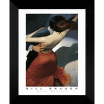Bill Brauer Framed Art Print 18x24 "Salsa Dancers"