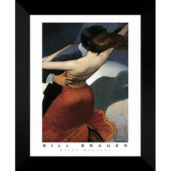 Bill Brauer Framed Art Print 18x24 "Salsa Dancers"