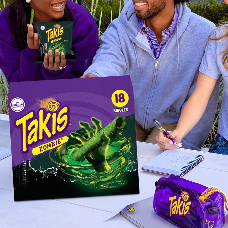 Takis Zombie 18 pc / 1 oz Multipack, Habanero & Cucumber Rolled