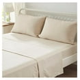 thumbnail image 6 of TiaGOC Queen Comforter Set, Beige Tufted Bed in a Bag 7 Pieces with comforters and Sheets, All Season Bedding Sets with 1 Comforter, 2 PillowShams, 2 Pillowcases, 1 Flat Sheet, 1 Fitted Sheet, 6 of 7