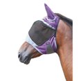 thumbnail image 1 of Shires - Máscara Mosquera con Orejeras para Caballos Deluxe (Morado), 1 of 2
