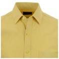 thumbnail image 3 of Monsieur Camisa de Vestir Regular Fit  Trigo, 19" Cuello 34" Manga Monsieur 13090B, 3 of 4