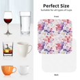thumbnail image 6 of Vsdgher Lilies Flowers Leather Coasters for Drinks, Durable Drink Coasters 4 Set for Tabletop Protection, Luxurious Home Décor and Housewarming Gift ( {designName})Square, 6 of 6