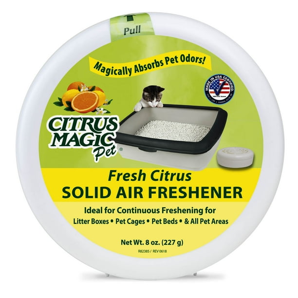Citrus Magic Pet Stain Odor Remover, Citrus and Fresh Scent, 8 Ounce