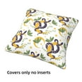 thumbnail image 3 of Throw Pillow Covers, Cartoon Cute Snake Plant Soft Square Pillow Cases with Invisible Zipper for Couch Bed Sofa, Farmhouse Fall Home Decor, 3 of 7
