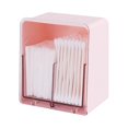 thumbnail image 1 of Wabjtam Cotton Balls Qtip Holder Canisters With 2 Compartments White, 1 of 3