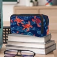 thumbnail image 6 of MUOOUM Pencil Case, Red Sea Turtle on Stripe Large Capacity Pencil Pouch Stationery Pen Bag, 6 of 7
