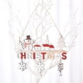 thumbnail image 5 of Adornos navideños para el Año Nuevo Muñeco de nieve Copo de nieve Campana colgante Puerta del restaurante del hogar Manualidades de madera Regalos de Navidad, 5 of 5