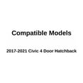 thumbnail image 2 of Driver Left Side Front Door Window Door Glass Compatible with Honda Civic 4 Door Hatchback 2017-2021 Models, 2 of 4