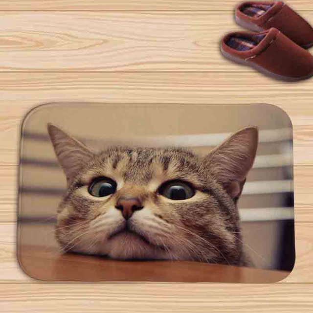 1 manteles individuales bonitos para gatos, manteles individuales de lino para mesa de comedor manteles individuales lavables resistentes al calor para mesa de cocina fáciles de limpiar 40*60CM JAMW Sencillez