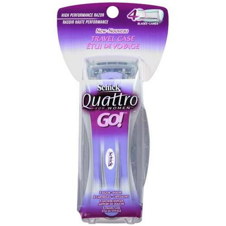 Energizer Schick Quattro For Women Go! High Performance Razor, 1 ea