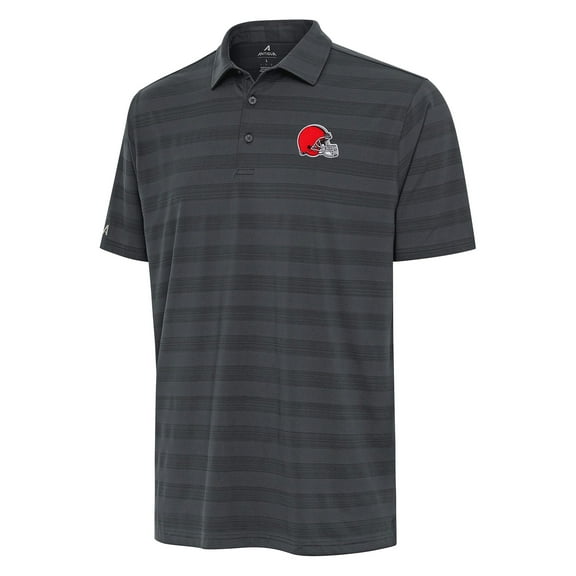 Men's Antigua Pewter Cleveland Browns  Tunnel Polo