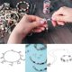 thumbnail image 5 of Juego de 670 broches de langosta y anillos abiertos, broches de joyería de 12 mm, broches de pulsera, broches de garra de langosta para bricolaje, pulsera, collar, fabricación de joyas (plata, 5 of 5
