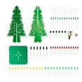 thumbnail image 4 of DIY Christmas Tree LED Flash Kit 3D Christmas tree LED flash Electronic Learning Set 3 Color Flashing LED PCB Solder Tool, 4 of 7