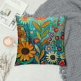 thumbnail image 2 of Shiartex Summer Throw Pillow CoversOutdoor Pillowcases Home Decorative Pillows for Couch Sofa Bed Breathable  with Hidden Zipper Sunflower, 2 of 5
