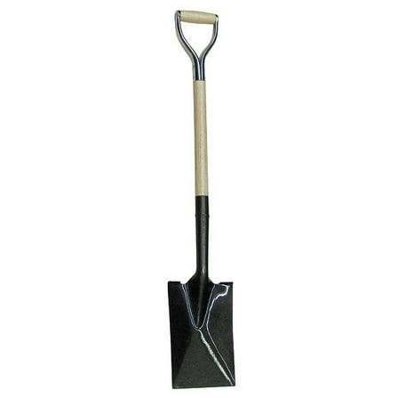 Westward Garden Spade,30 In Handle,6-3/4 In Blade 4LVR9