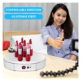 thumbnail image 3 of Electric Rotating Display Stand Mirror 360 Degree Turntable Jewelry Holder Battery For Photography Video Shooting Props ,Excellent Structural Design, 3 of 6