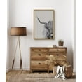 thumbnail image 2 of "Highland Cow" 36 in x 24 in Framed Photography Canvas Art Print, by PixonSign, 2 of 5