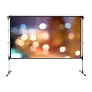 Vankyo - Staytrue 100" Projector Screen - 100 Inches 160° Viewing Angle, 4K HD 16:9 Indoor Outdoor Wrinkle-Free Tripod Movie Screen