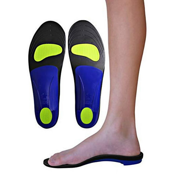 KidSole Shooting Star: Arch Support Posture Correcting Insole. Slim & Lightweight Design with Memory Foam Top. ((24 cm) Kids Size 3-6)