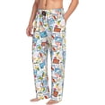 thumbnail image 6 of Honiee Summer Stamp for men - a sleek fusion of Straight Pajama Pants, versatile Lounge Pants, and cozy Sleepwear, all rolled into one-XX-Large, 6 of 6