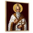 thumbnail image 2 of Designart "Priest In Golden Robes III" Religious Portrait Floater Framed Canvas Prints, 2 of 5