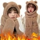 thumbnail image 5 of 3 En 1 Gorro Guantes Bufanda,frio Mujer,calidez,gorro Felpa, 5 of 8