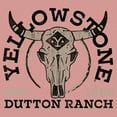 thumbnail image 2 of Junior's Yellowstone Cow Skull Dutton Ranch Est. 1886  Sweatshirt, 2 of 3