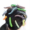 thumbnail image 3 of Accesorios de Orugas Artificiales Aterradoras, Orugas Aterradoras de Halloween, Horquilla, Herramienta de Broma, Decoración Hecha A Mano, 3 of 5