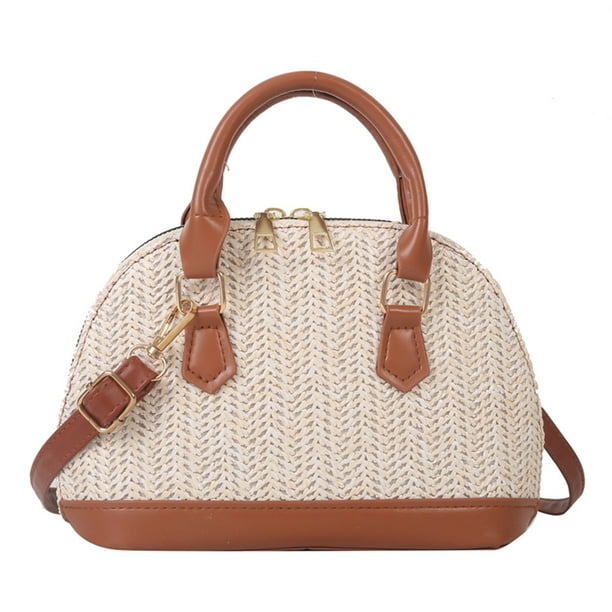 Bolsas de mensajero Bolsa de concha hecha a mano Moda Simple Portátil Verano Bolsas con asa superior