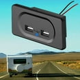 thumbnail image 4 of DC5V/3.1A Dual USB Ports Charger Socket for 12V Car Boat Motorhome Caravan 2021, 4 of 7