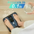thumbnail image 3 of Báscula de peso corporal y grasa Lepulse con pantalla grande Bluetooth, 3 of 8