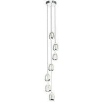 VONN Venezia Integrated LED ETL Certified Aluminum Chandelier - Polished Chrome